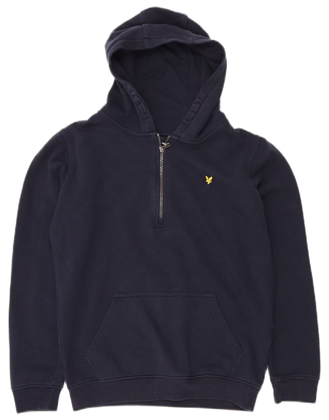 Джемпер с капюшоном на молнии для мальчиков LYLE & SCOTT, 12–13 лет, темно-синий, хлопок