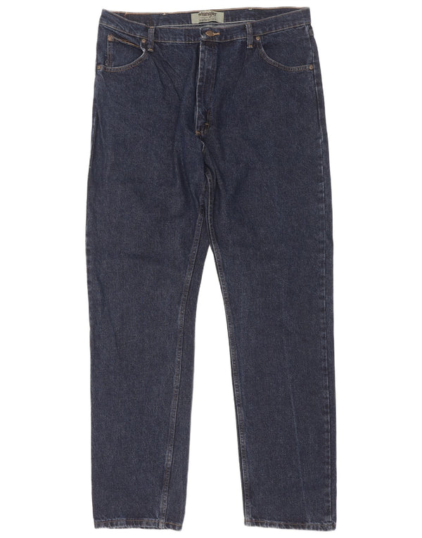 Мужские прямые джинсы Wrangler W40 L36 темно-синие, хлопок