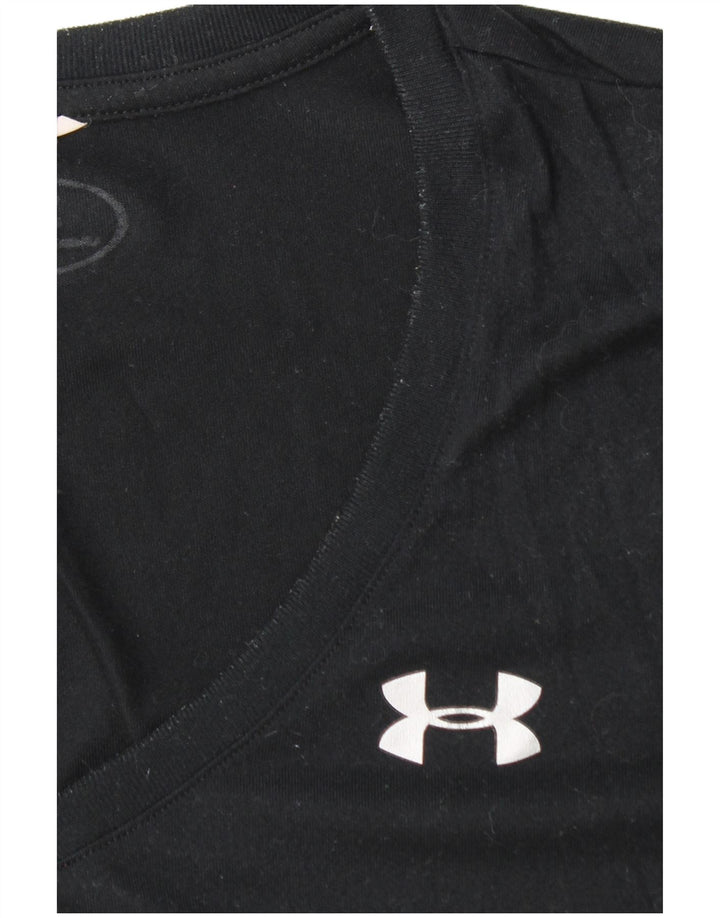 Женская футболка Under Armour Top UK 8, маленькая черная
