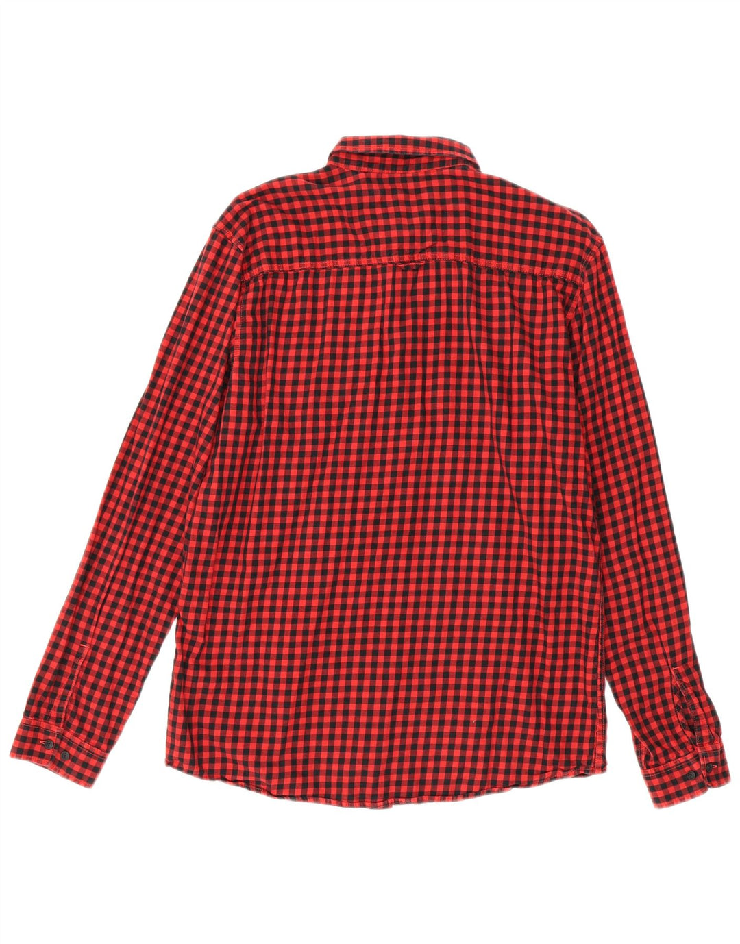 Мужская рубашка Jack & Jones XL из хлопка в красную клетку