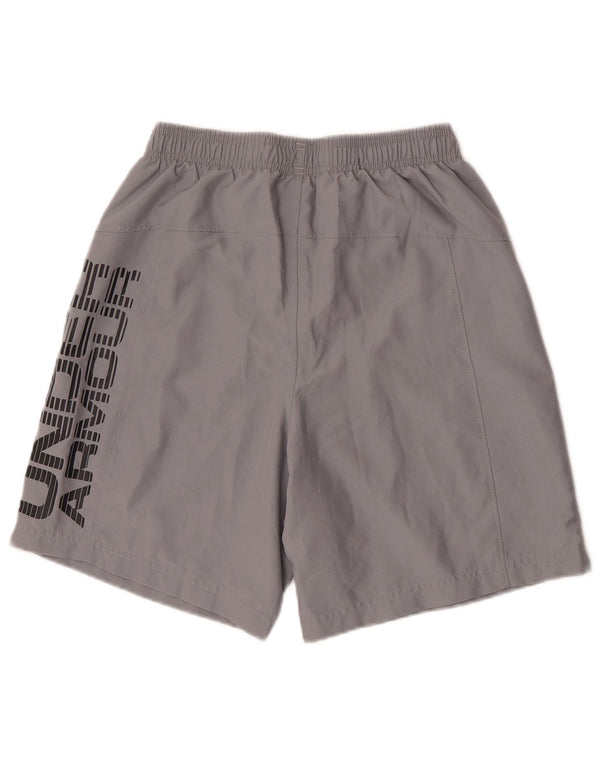 Мужские спортивные шорты с рисунком Under Armour Heat Gear, маленький серый полиэстер