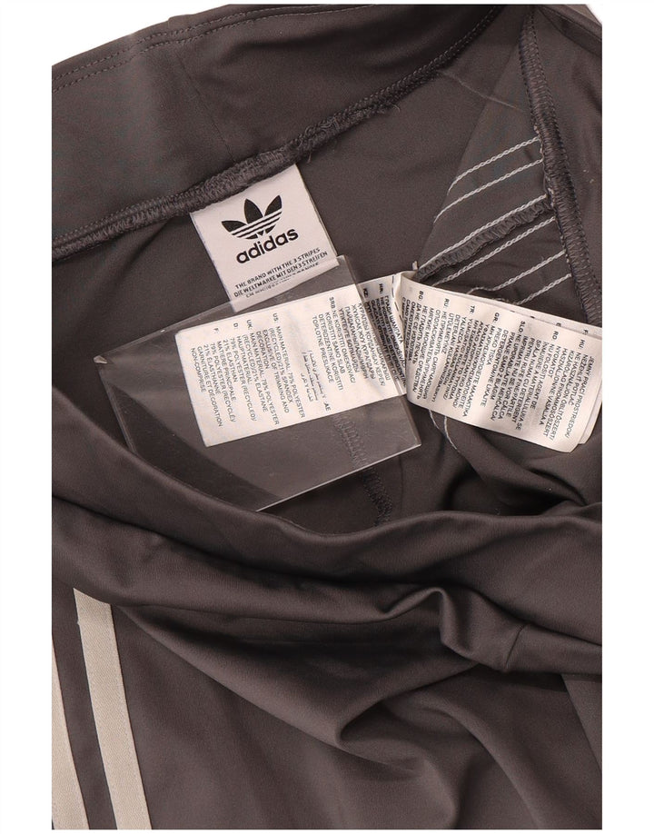 Женские леггинсы Adidas Flare UK 12, средний серый полиэстер