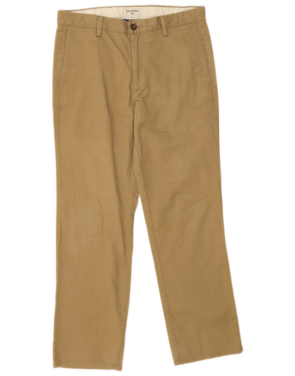 Мужские брюки-чиносы Dockers Slim Fit W32 L29, бежевый хлопок