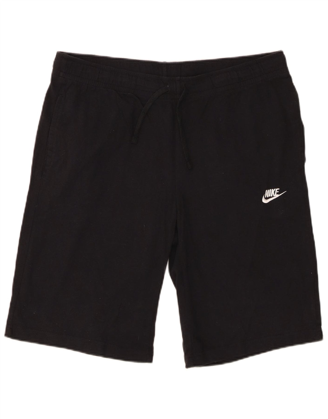 Мужские спортивные шорты Nike, большие черные, хлопковые
