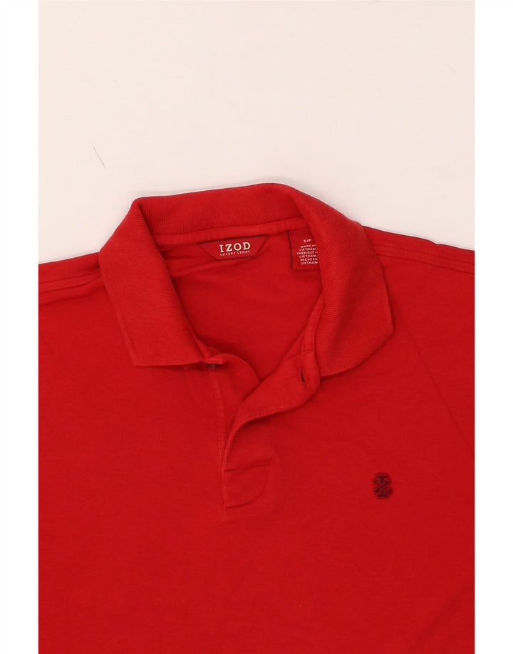 IZOD Mens Polo Shirt Small Red Cotton Vintage Izod and Second-Hand Izod from Messina Hembry 