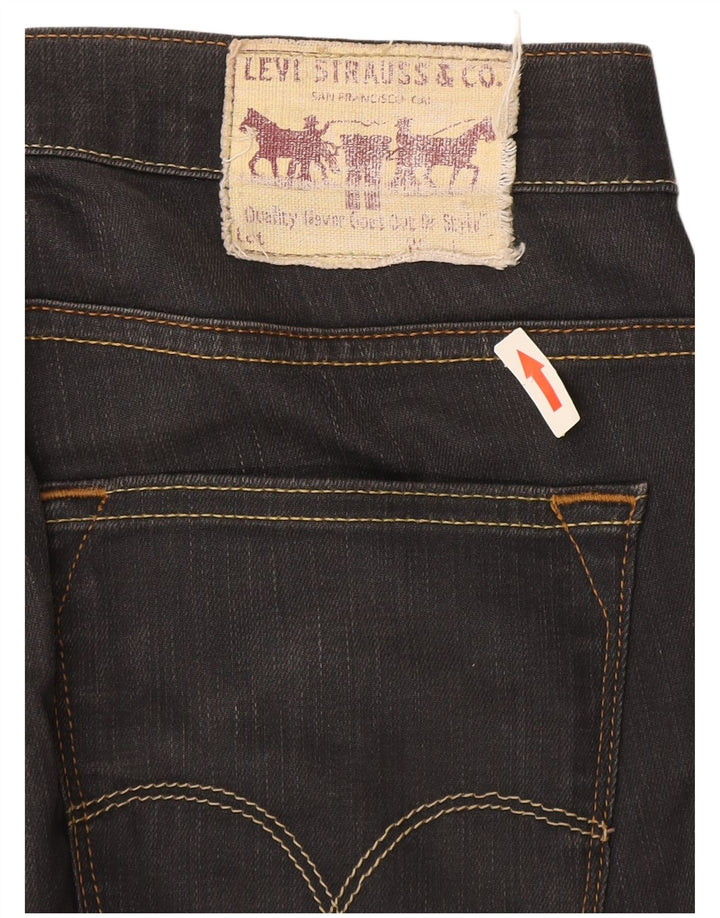 Мужские прямые джинсы Levi's 504 W32 L34 серые, хлопок