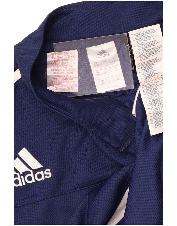 Спортивный костюм-пуловер ADIDAS Climacool для мальчиков 13–14 лет, темно-синий