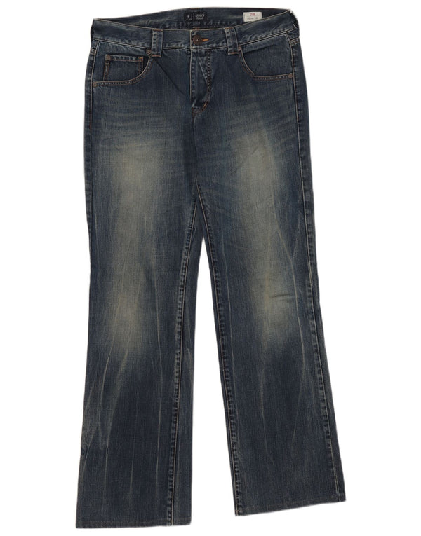 Мужские джинсы стандартного кроя ARMANI Bootcut W33 L32, синие, хлопок