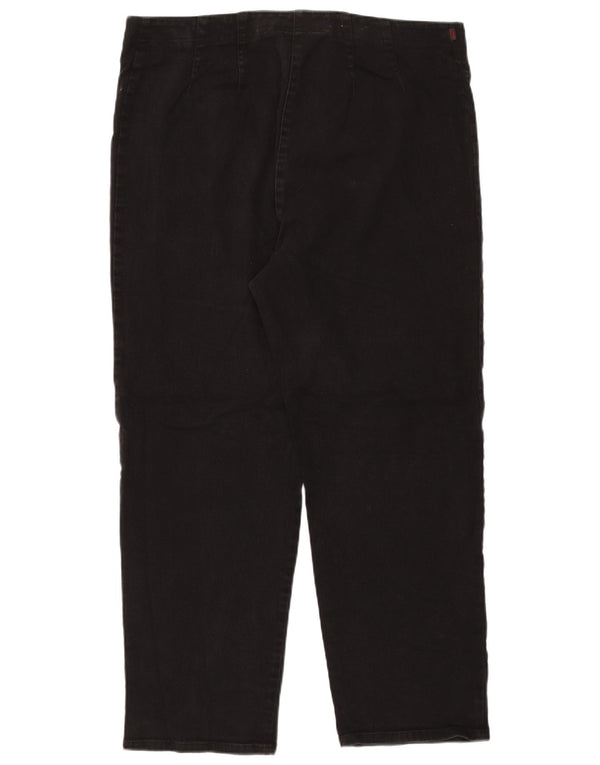 RALPH LAUREN Womens Straight Jeans US 18 2XL W36 L30 Black Cotton