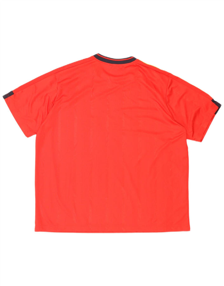 Adidas Мужская футболка с рисунком Top 2XL Красный