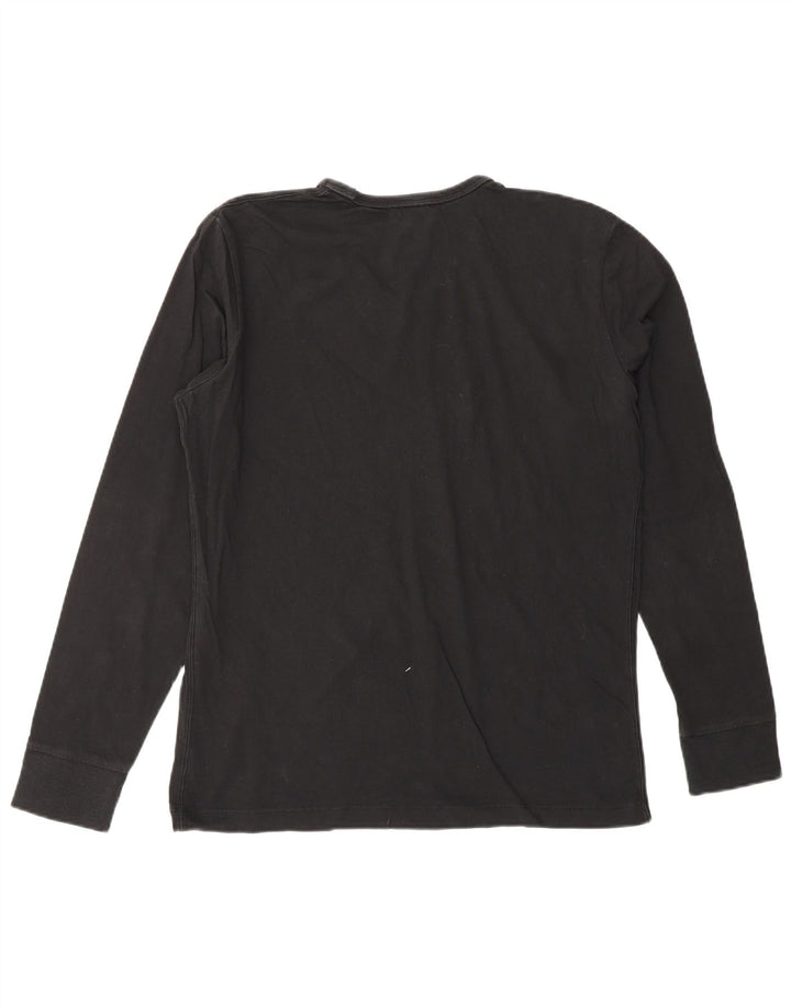 Женский топ с рисунком DIESEL с длинным рукавом UK 16, большой черный