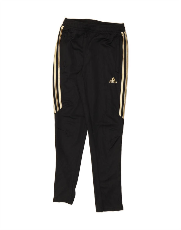 ADIDAS Boys Climacool Tracksuit Trousers 11-12 Years  Black Polyester Vintage Adidas and Second-Hand Adidas from Messina Hembry 