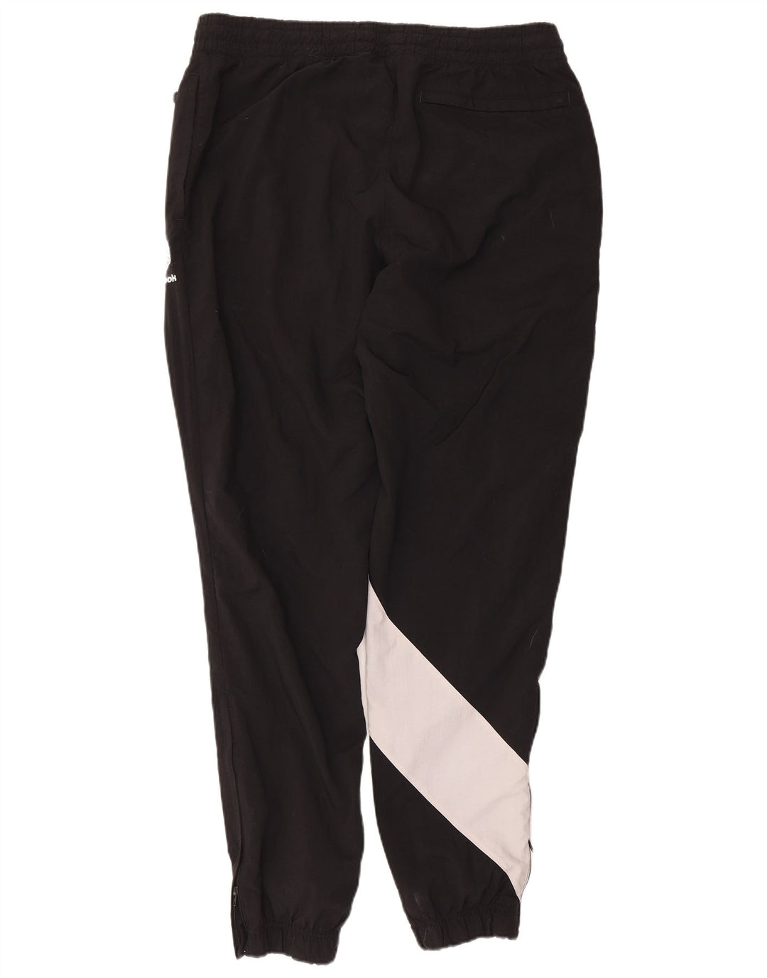 Мужские спортивные брюки Reebok Joggers XL, черные, полиэстер с цветными блоками