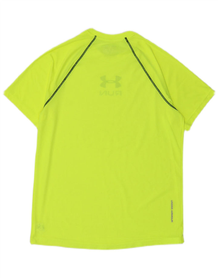 Мужская футболка с рисунком Under Armour Heat Gear, верх, средний зеленый полиэстер