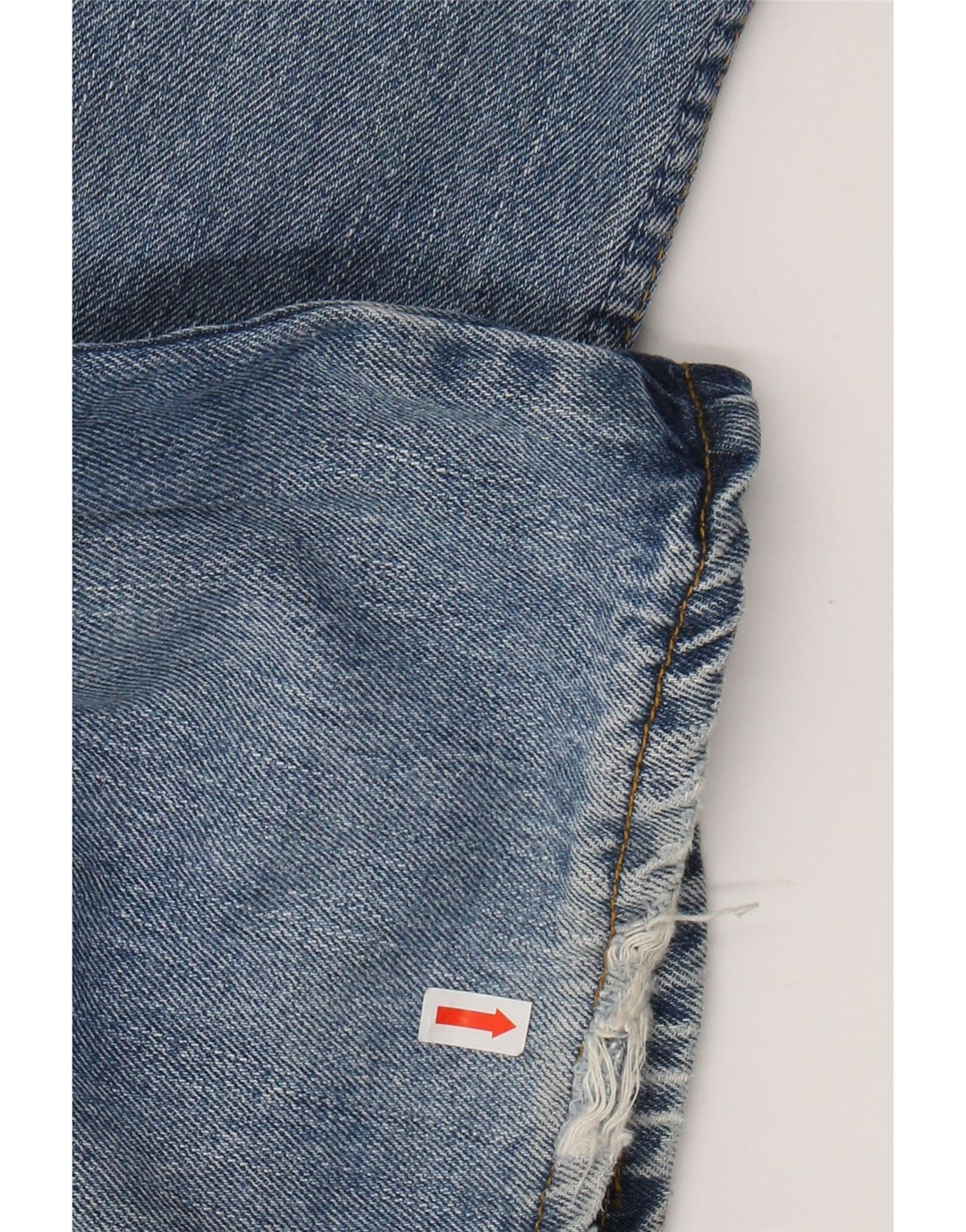 Мужские прямые джинсы LEVI'S 505 W36 L30 синие, хлопок