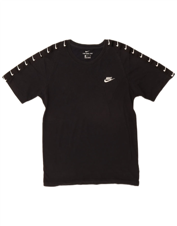 Мужская футболка с рисунком Nike, маленький черный хлопок