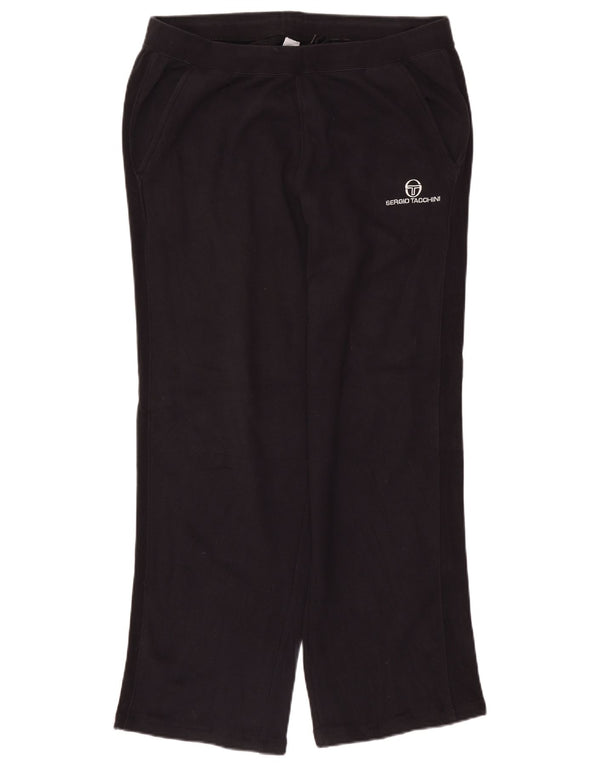 Женские спортивные брюки Sergio Tacchini UK 16, большие темно-синие, хлопок