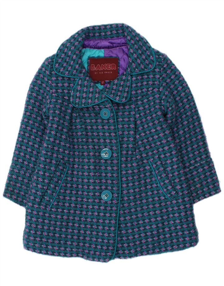 Пальто Ted Baker для девочек 3-4 лет, синее акрил