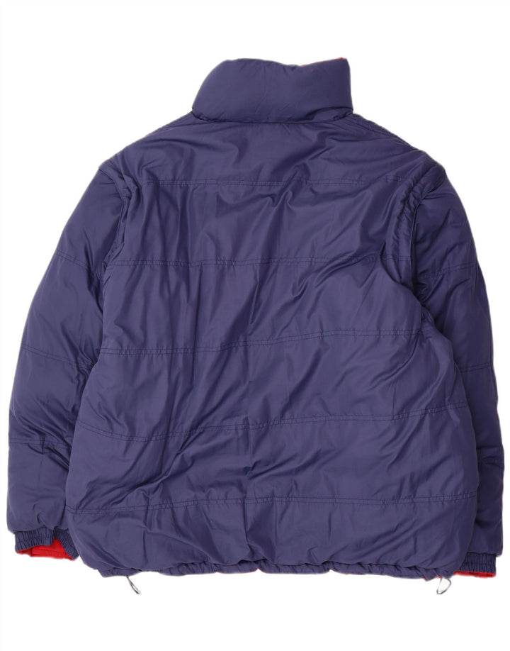 Мужская двусторонняя стеганая куртка Explorer UK 44 2XL Красный полиэстер