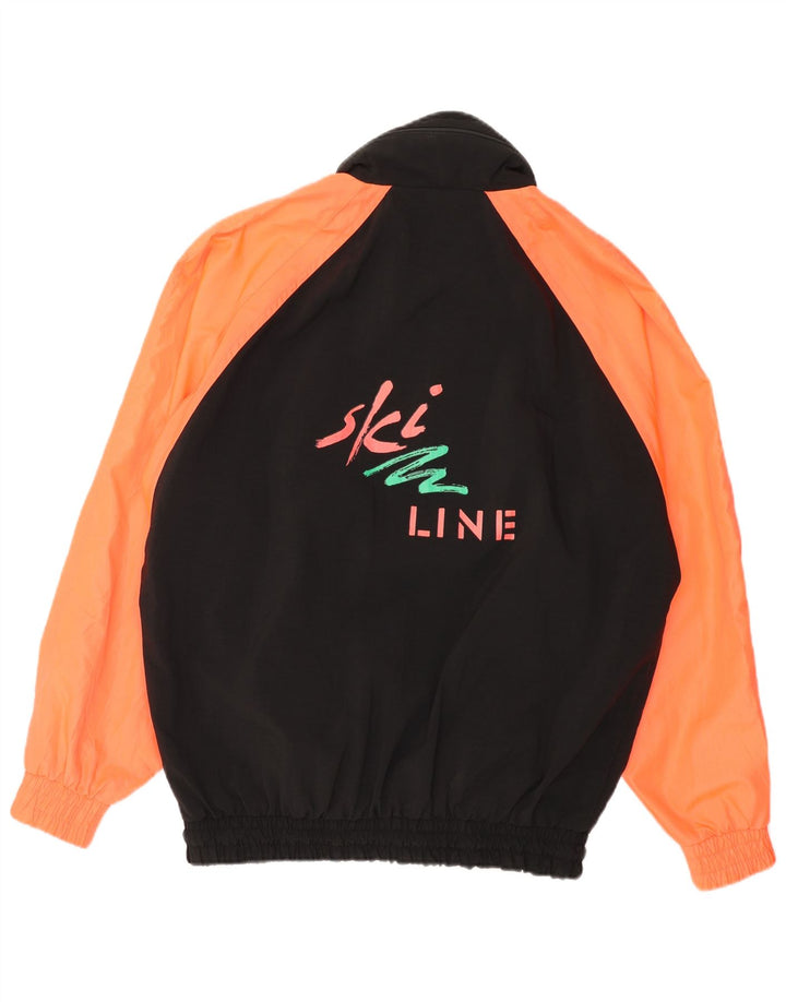 COSMOS Мужская ветровка свободного покроя с графическим рисунком UK 36, маленькая черная