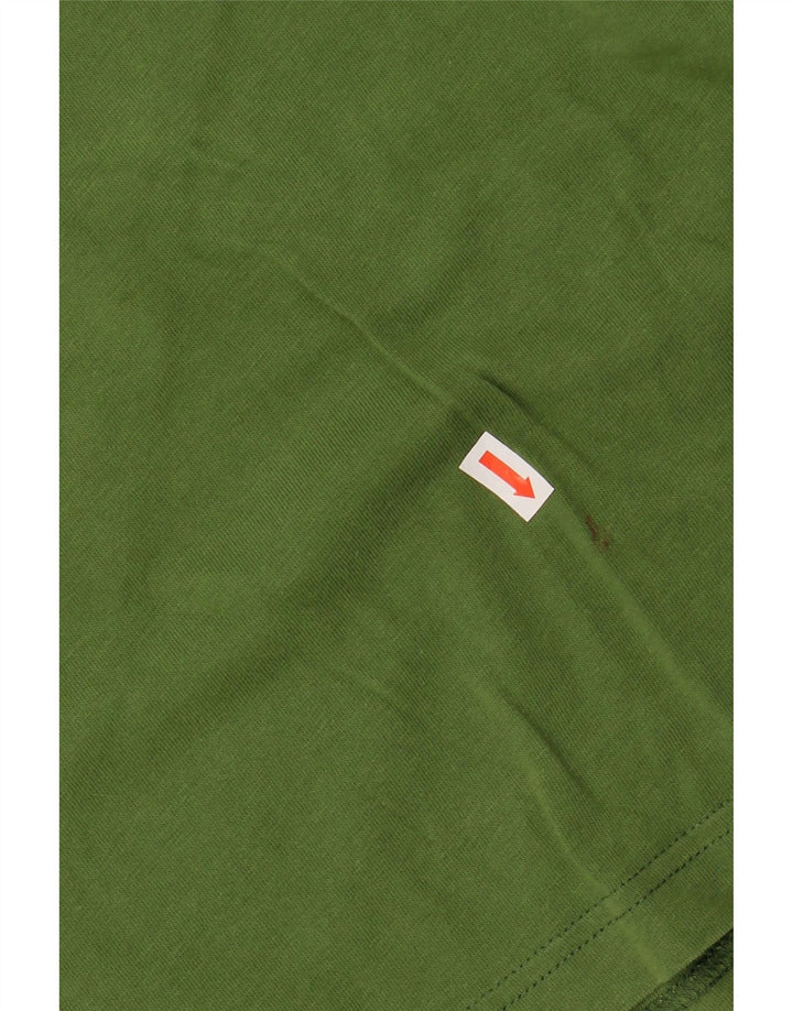 Мужской топ CHAMPION Celtics с рисунком, длинный рукав, большой зеленый хлопок