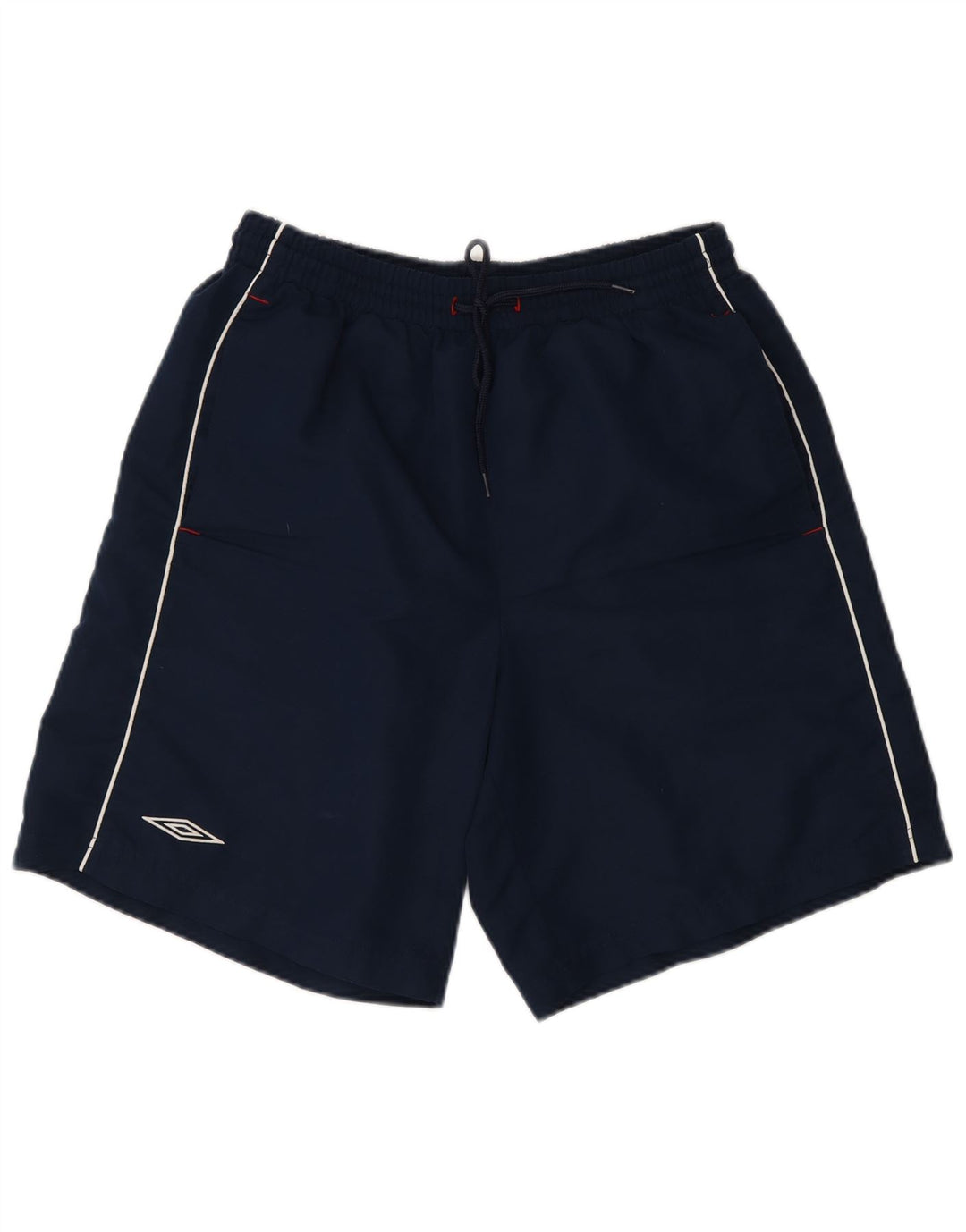 Umbro Мужские спортивные шорты с графикой среднего размера, темно-синие, полиэстер