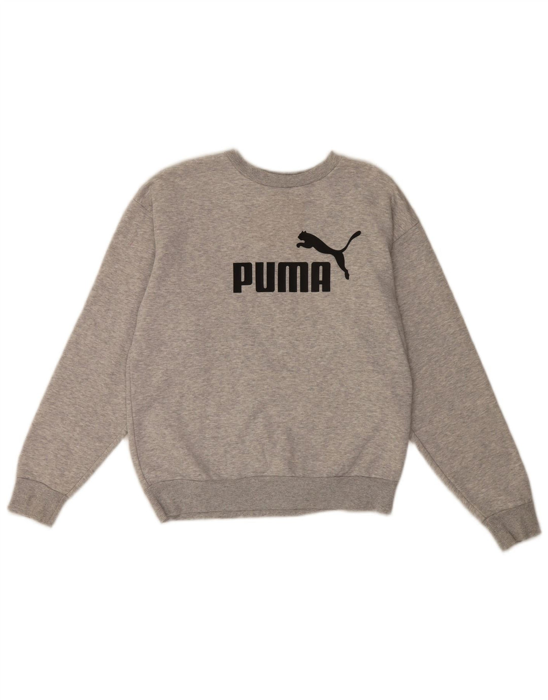 Мужской свитшот с рисунком Puma XS, серый хлопок