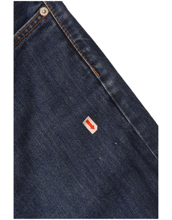 Мужские прямые джинсы LEVI'S 514 W36 L29 синие, хлопок