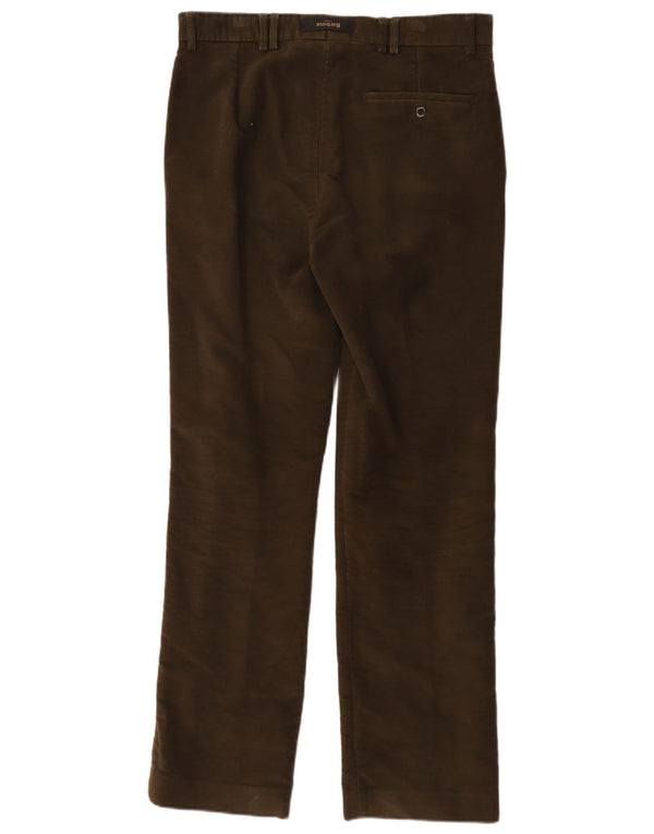 Мужские прямые брюки Barbour W34 L31, хлопок цвета хаки