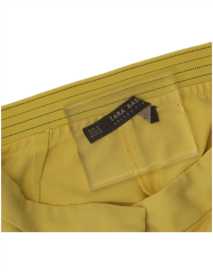 Женские узкие брюки чинос Zara Medium W28 L26 Желтые
