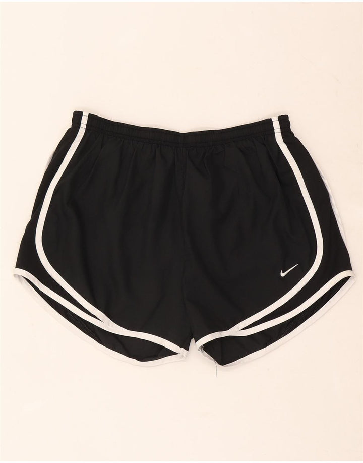 Женские спортивные шорты Nike Dri Fit UK 14, средний черный полиэстер