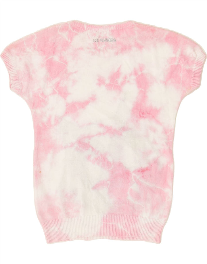 ICEBERG Girls Short Sleeve Crew Neck Jumper Sweater 9-10 Years Pink | Vintage Iceberg | Thrift | Second-Hand Iceberg | Used Clothing | Messina Hembry 
