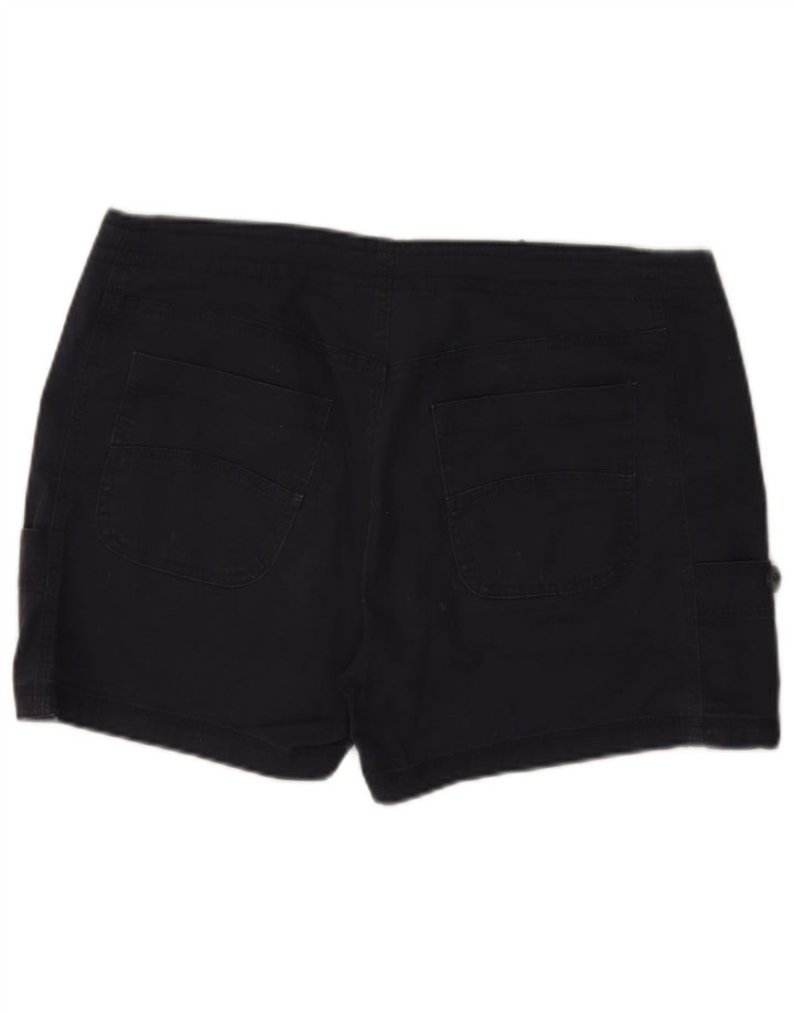 Женские шорты карго Weird Fish UK 14, большие W36, темно-синие, хлопковые