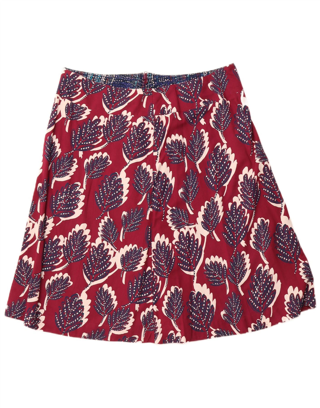 Женская юбка-трапеция WHITE STUFF UK 14, большая W34, розовая вискоза с цветочным принтом