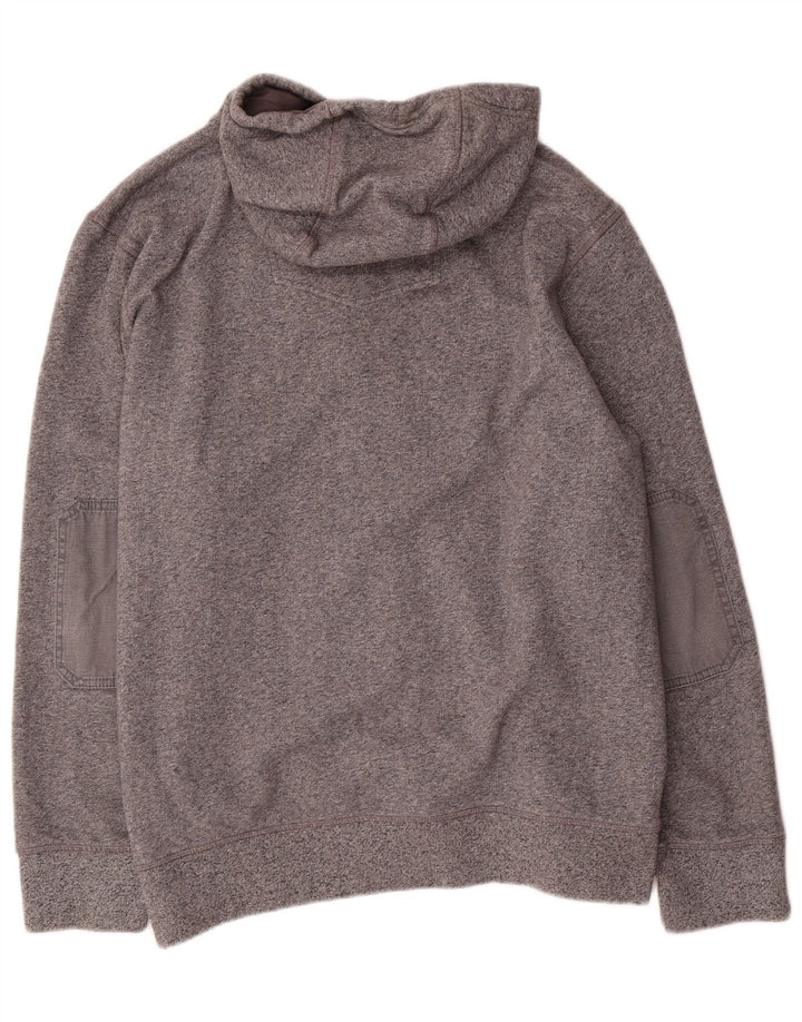 Мужской свитер с капюшоном на молнии Fat Face 2XL, серый хлопок