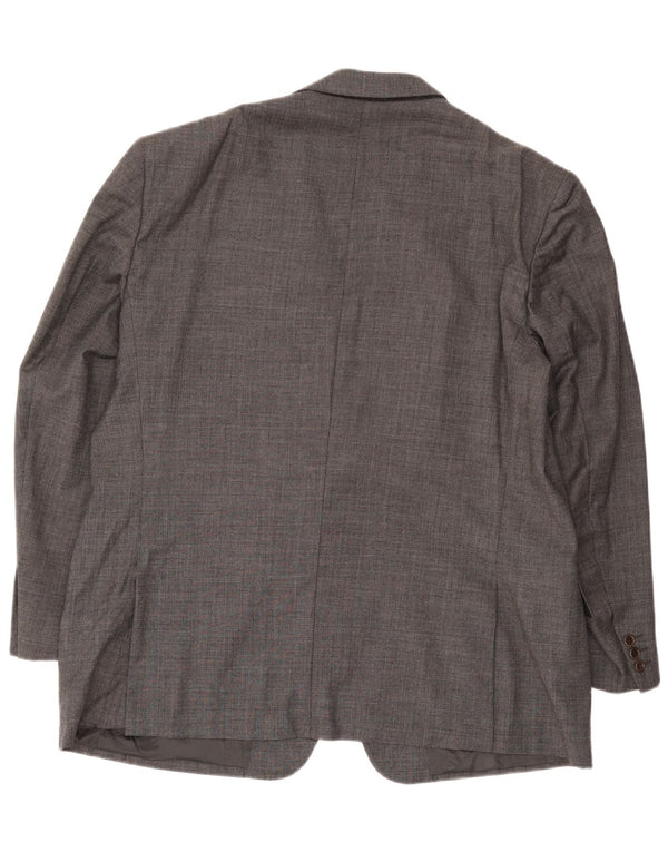 Мужской пиджак Valentino на 2 пуговицах UK 42 XL, серый из натуральной шерсти