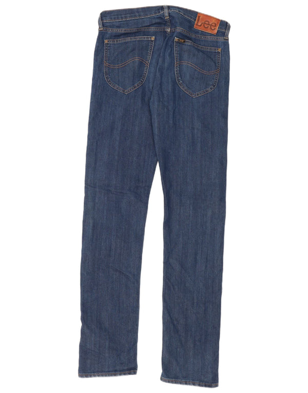 Lee Mens Daren Slim Jeans W33 L36 Blue Cotton