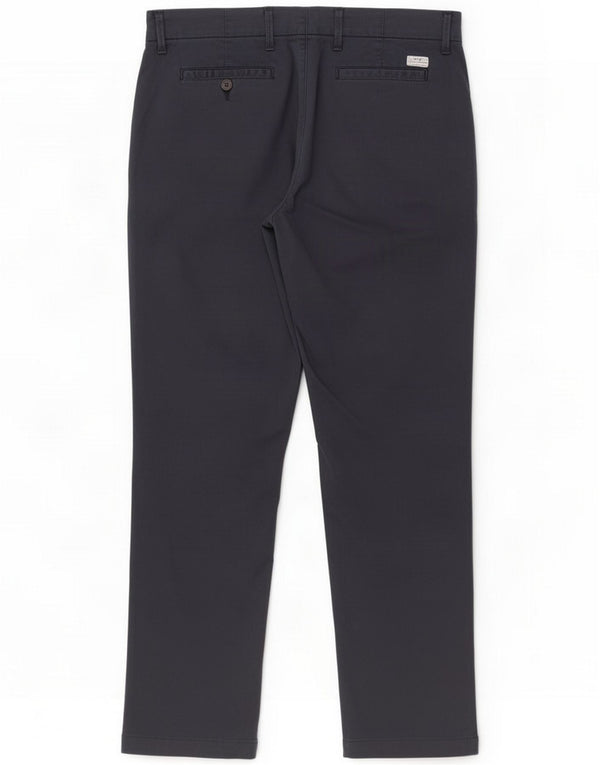 Gant Женские прямые брюки-чинос UK 16, большие W32 L26, темно-синий, хлопок