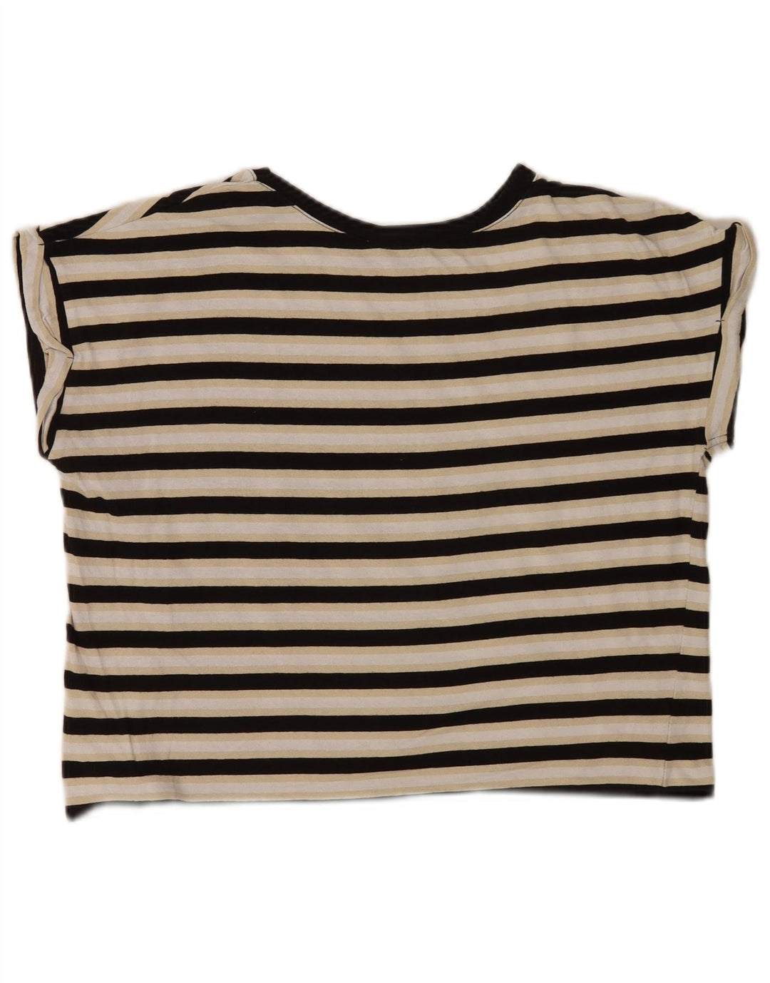 Женская футболка оверсайз Zara Top UK 10, маленькая, в разноцветную полоску