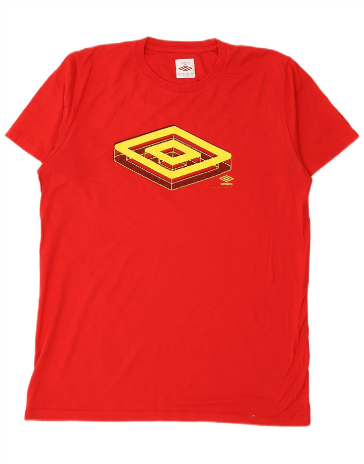 UMBRO Мужская футболка с рисунком Top XL Красный