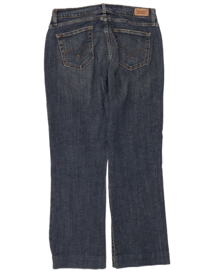 Женские джинсы LEVI'S 529 Curvy Bootcut, размер США 12, большие W31 L29, синий хлопок