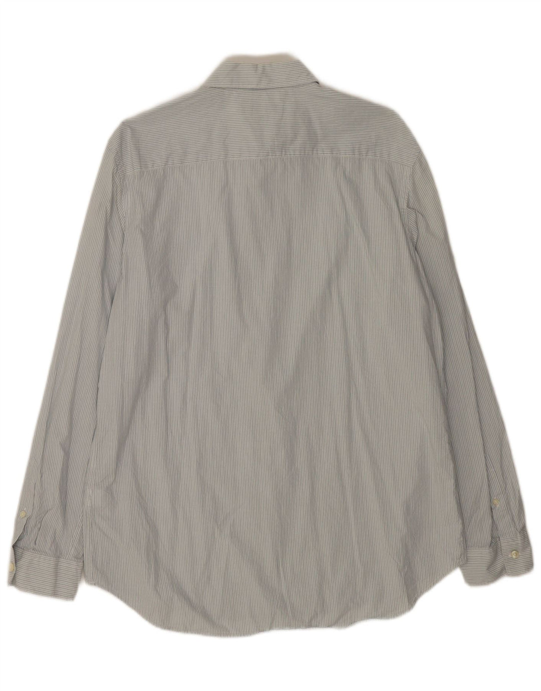 Мужская рубашка стандартного кроя Zara XL, хлопковая синяя полоска