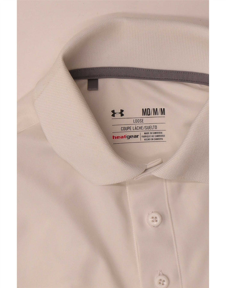 Мужская рубашка-поло Under Armour Heat Gear, средний белый