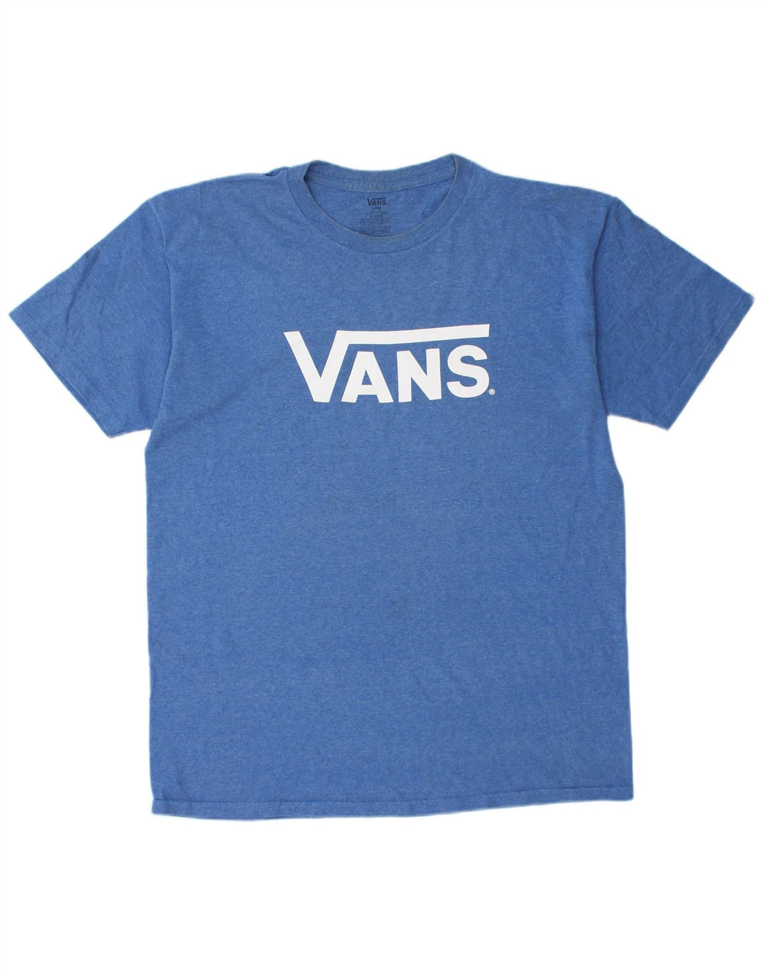 Мужская футболка с рисунком VANS, большой синий хлопок