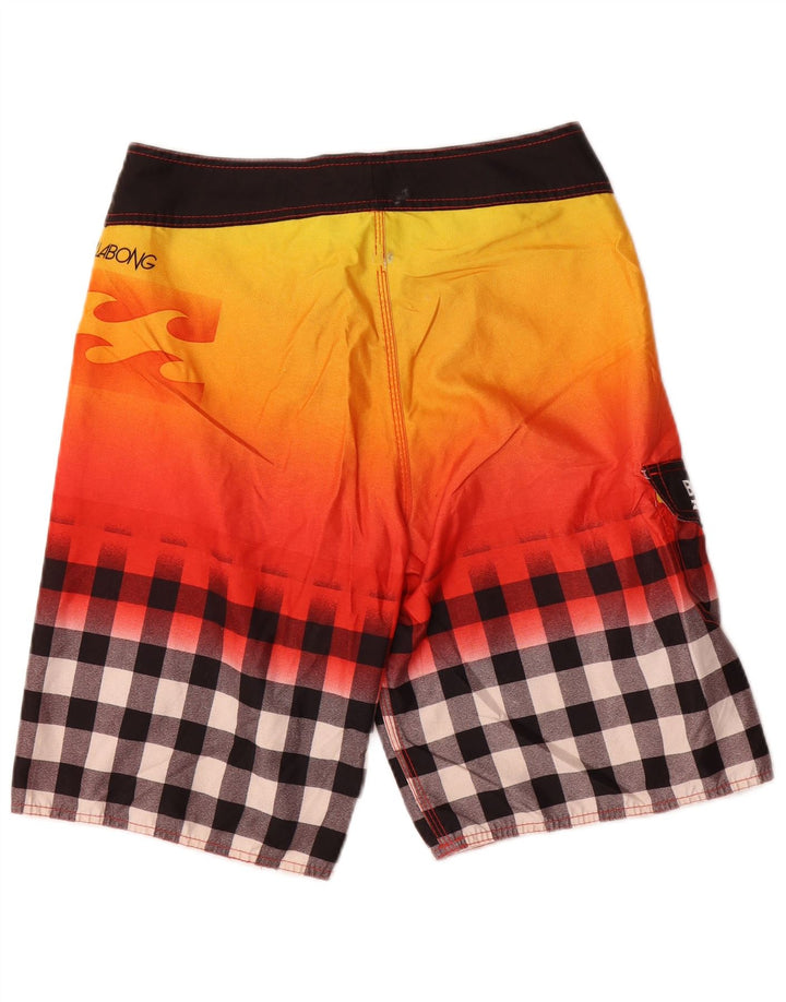 Billabong Мужские шорты для плавания с рисунком, средние разноцветные в клетку
