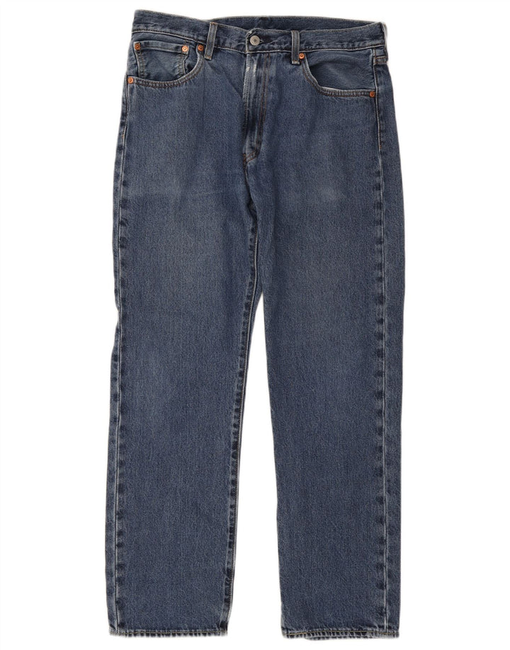 Мужские прямые джинсы Levi's W32 L32 синие, хлопок