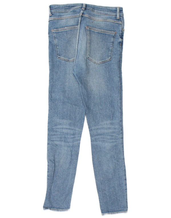 Женские потертые джинсы скинни Zara EU 38, маленькие W28 L27, синие