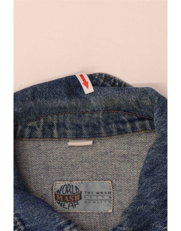 Мужская джинсовая куртка Mash UK 42 XL, синяя, хлопок