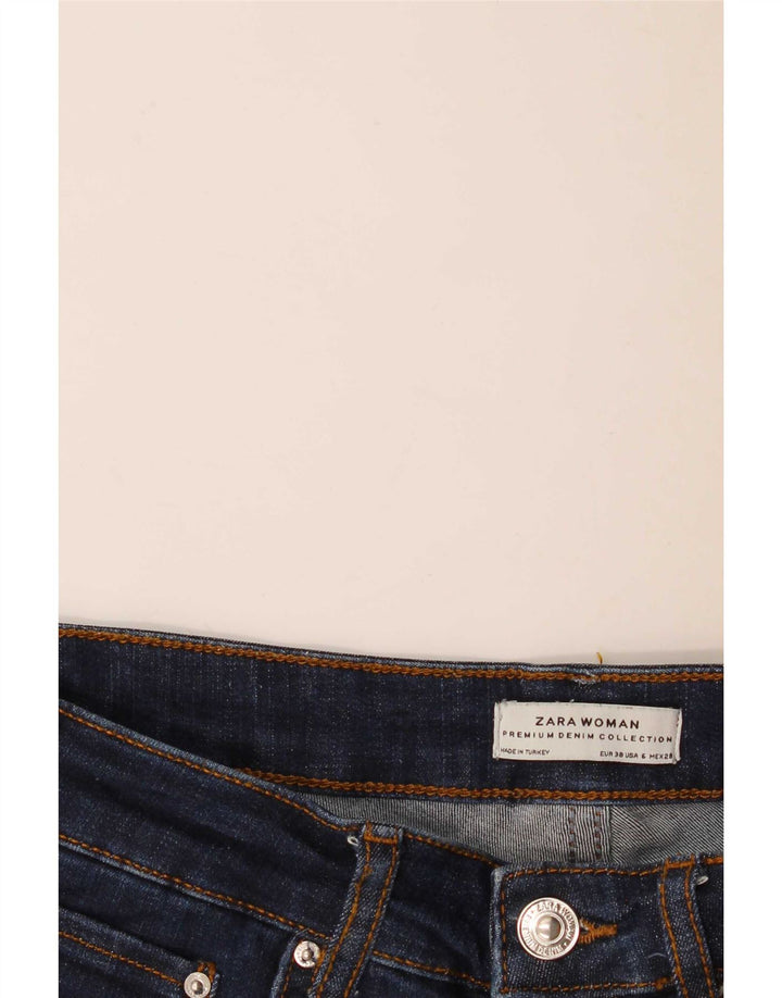 Женские расклешенные джинсы Zara EU 38 Small W28 L34 Темно-синие