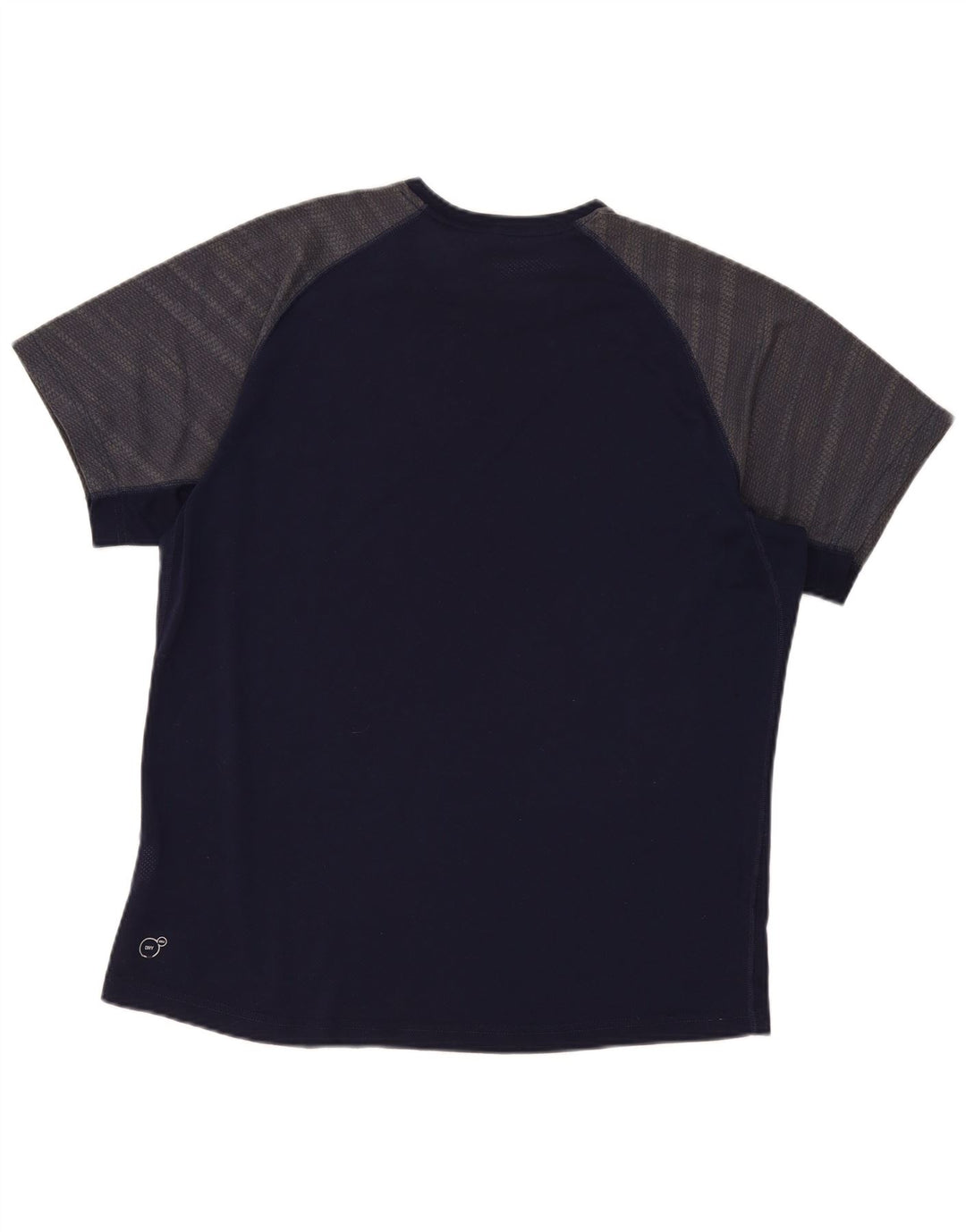 Мужская футболка Puma Top XL темно-синяя с цветными блоками из полиэстера